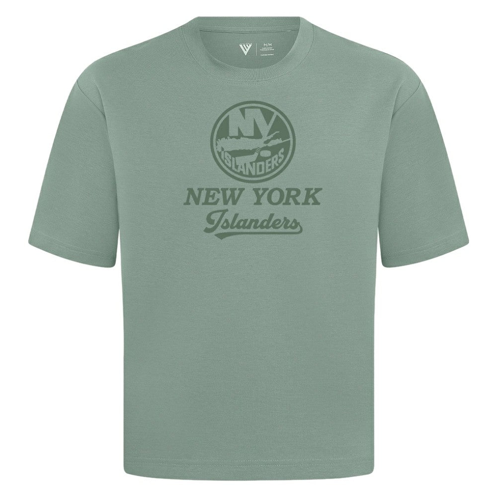 New York Islanders - Levelwear Shadow Surge Luxe Signature Knit T-Shirt Green