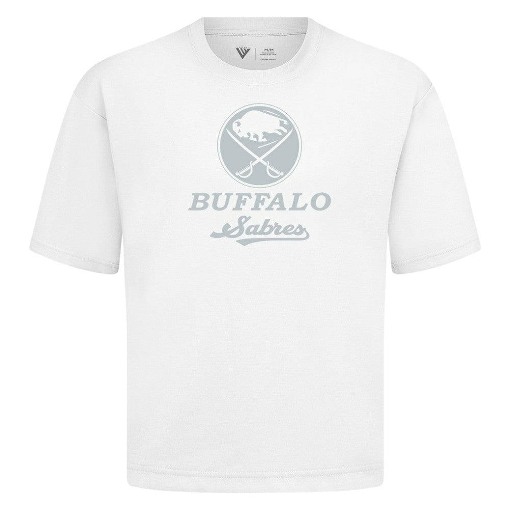 Buffalo Sabres - Levelwear Shadow Surge Luxe Signature Knit T-Shirt White