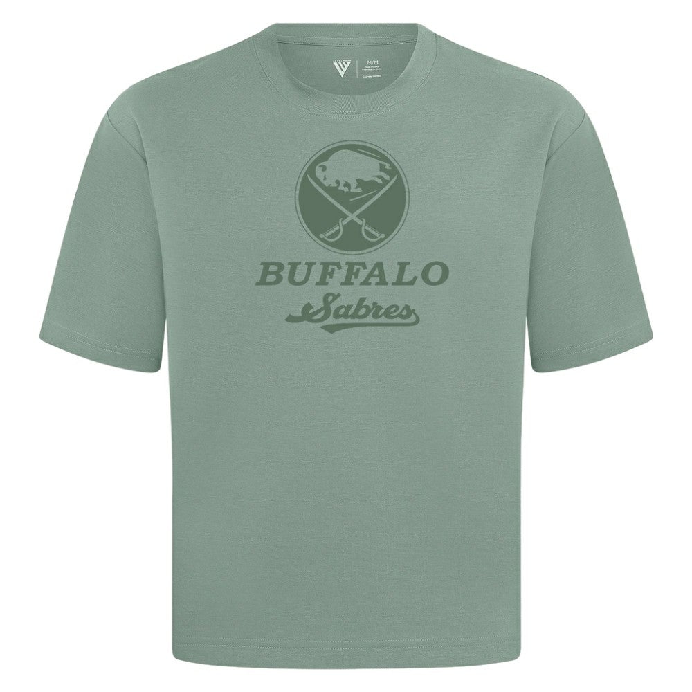 Buffalo Sabres - Levelwear Shadow Surge Luxe Signature Knit T-Shirt Green