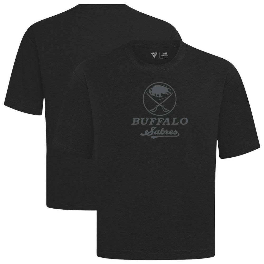 Buffalo Sabres - Levelwear Shadow Surge Luxe Signature Knit T-Shirt Black
