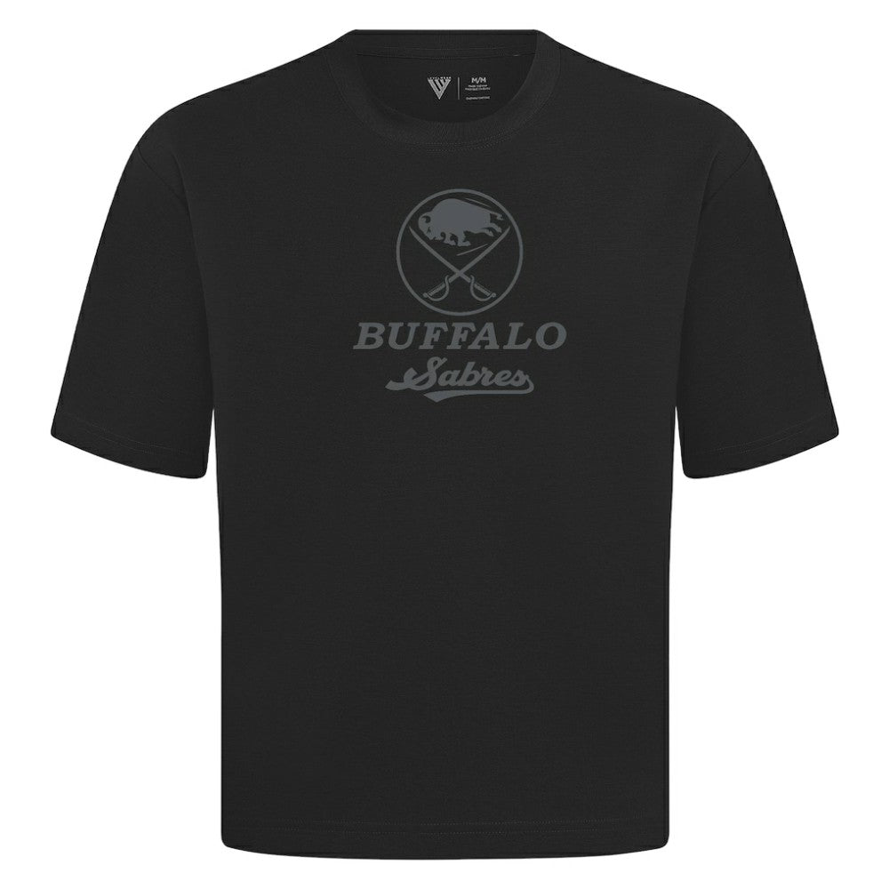 Buffalo Sabres - Levelwear Shadow Surge Luxe Signature Knit T-Shirt Black