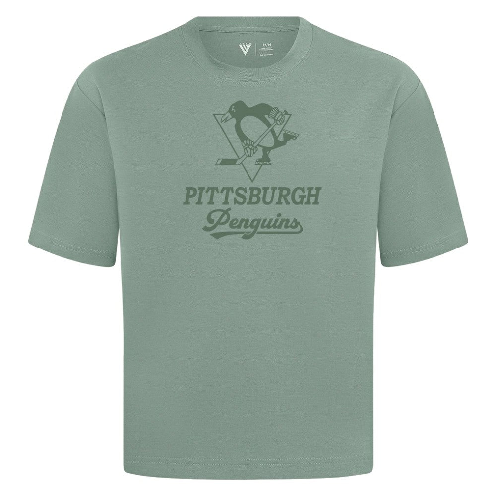 Pittsburgh Penguins Levelwear Shadow Surge Luxe Signature Knit T-Shirt Green