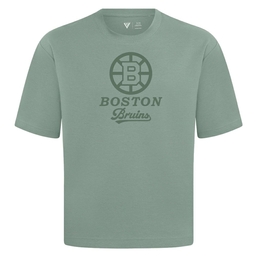 Boston Bruins Levelwear Shadow Surge Luxe Signature Knit T-Shirt Green