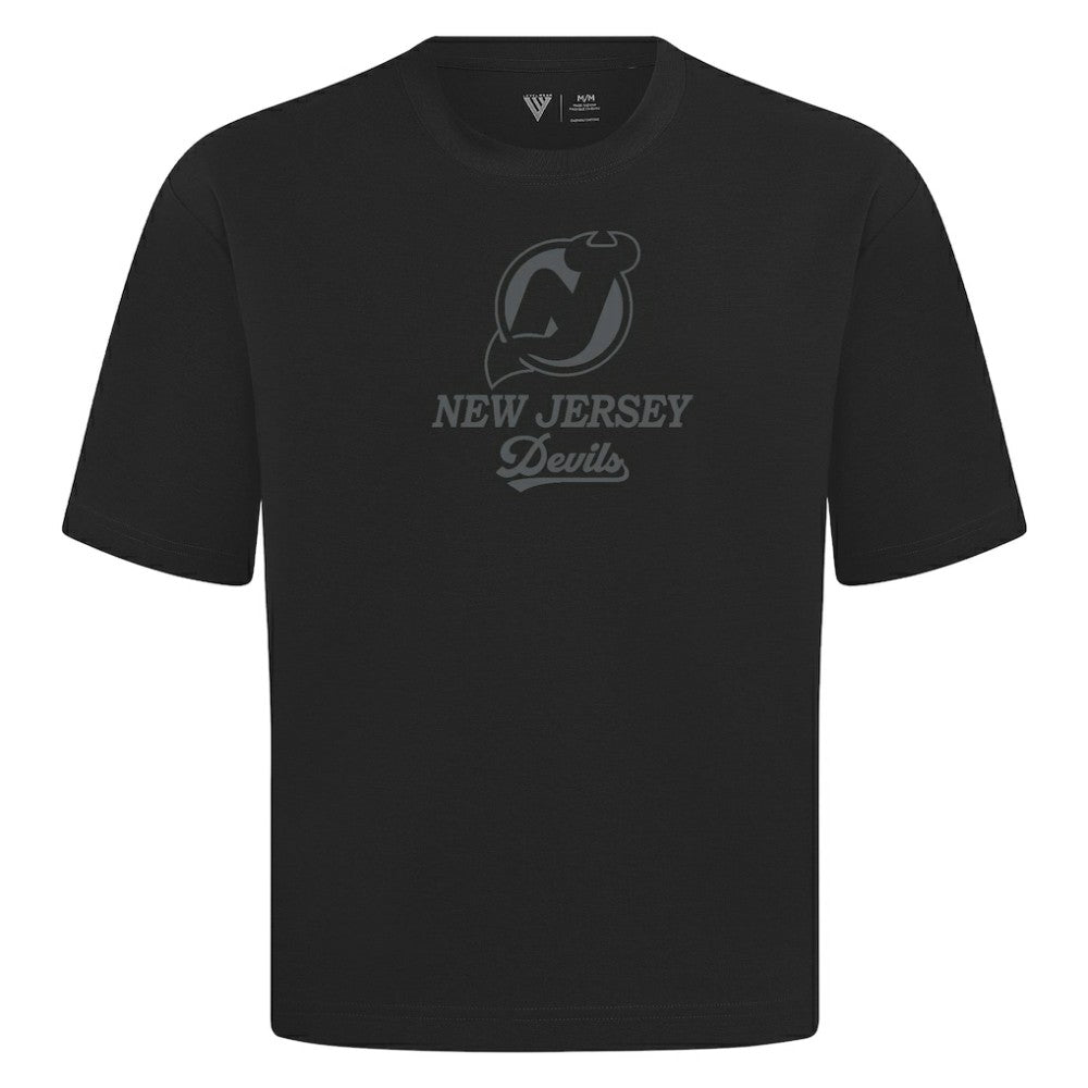 New Jersey Devils - Levelwear Shadow Surge Luxe Signature Knit T-Shirt Black