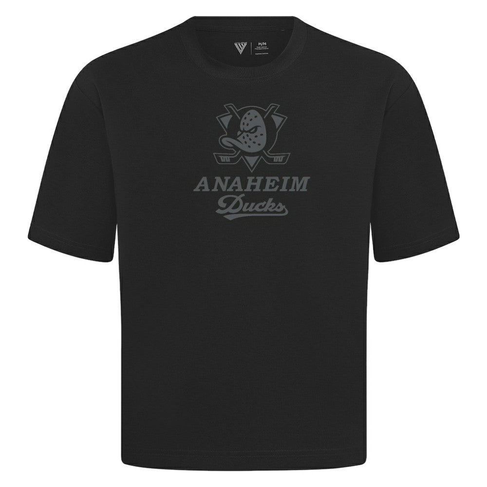 Anaheim Ducks - Levelwear Shadow Surge Luxe Signature Knit T-Shirt Black