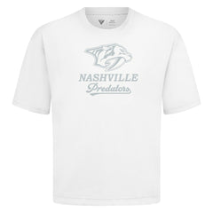 Nashville Predators - Levelwear Shadow Surge Luxe Signature Knit T-Shirt White