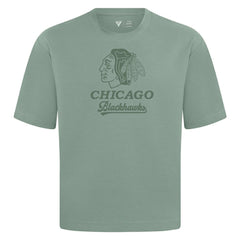 Chicago Blackhawks Levelwear Shadow Surge Luxe Signature Knit T-Shirt Green