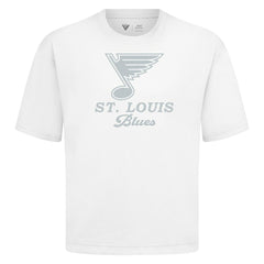 St. Louis Blues - Levelwear Shadow Surge Luxe Signature Knit T-Shirt White