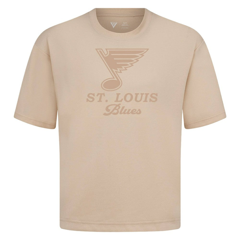 St. Louis Blues - Levelwear Shadow Surge Luxe Signature Knit T-Shirt Khaki