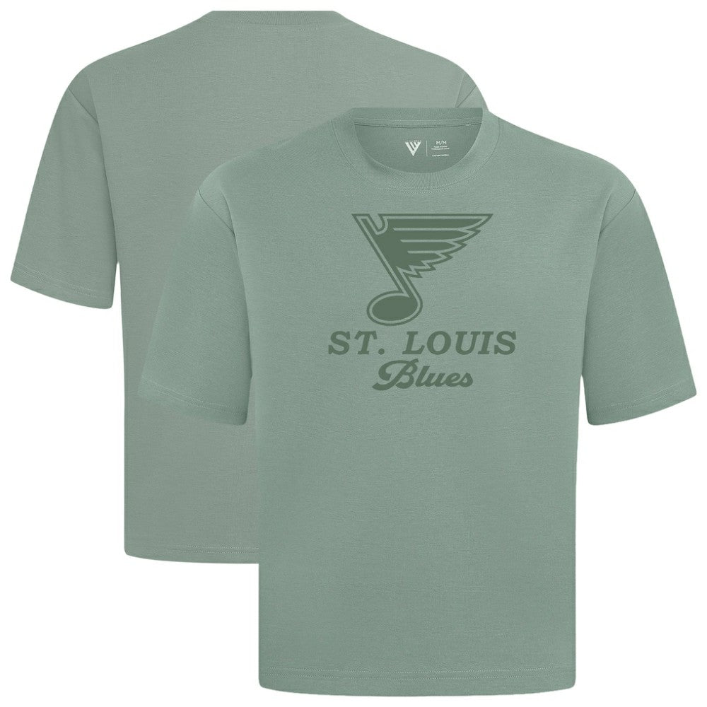 St. Louis Blues - Levelwear Shadow Surge Luxe Signature Knit T-Shirt Green