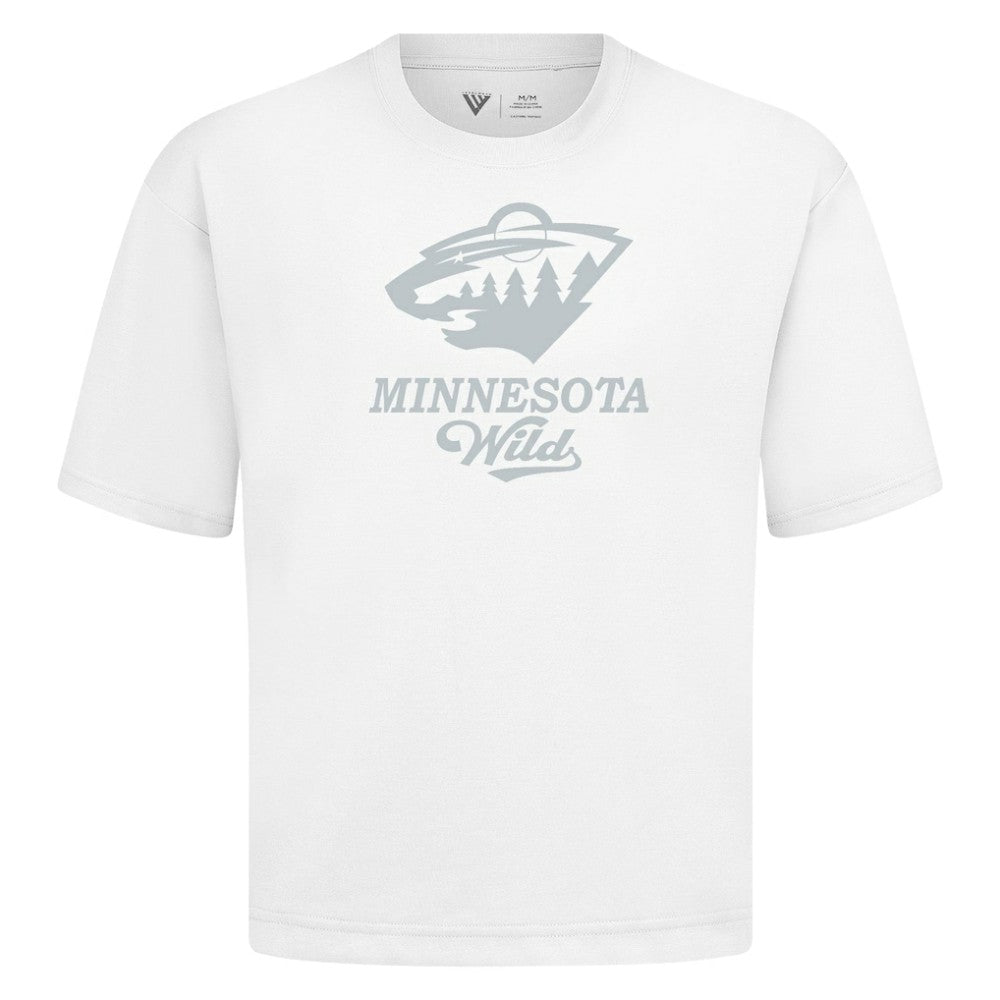 Minnesota Wild - Levelwear Shadow Surge Luxe Signature Knit T-Shirt White