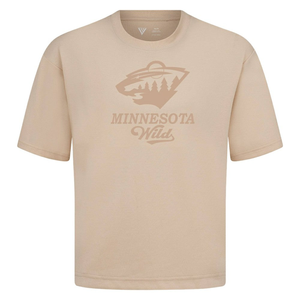 Minnesota Wild - Levelwear Shadow Surge Luxe Signature Knit T-Shirt Khaki