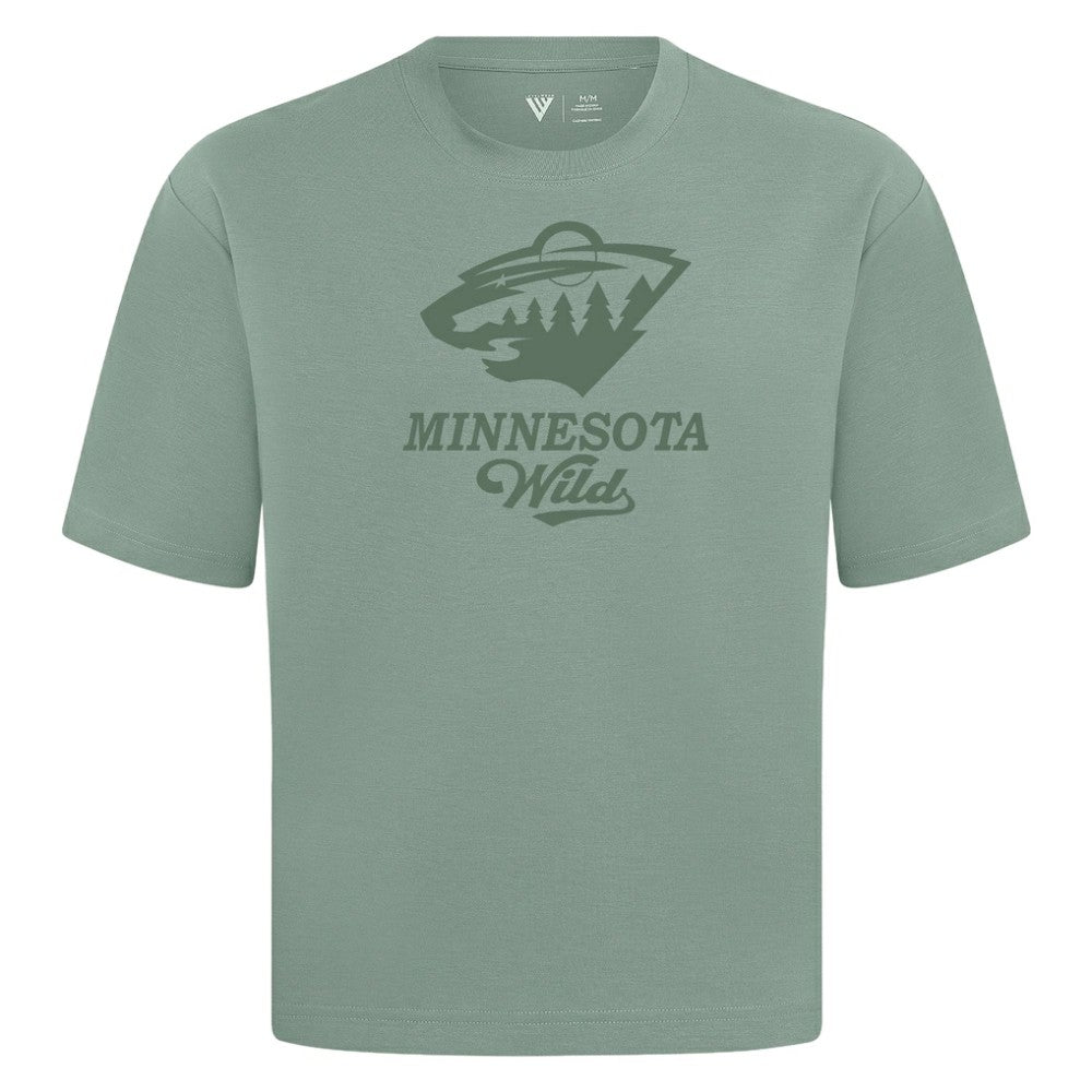 Minnesota Wild - Levelwear Shadow Surge Luxe Signature Knit T-Shirt Green