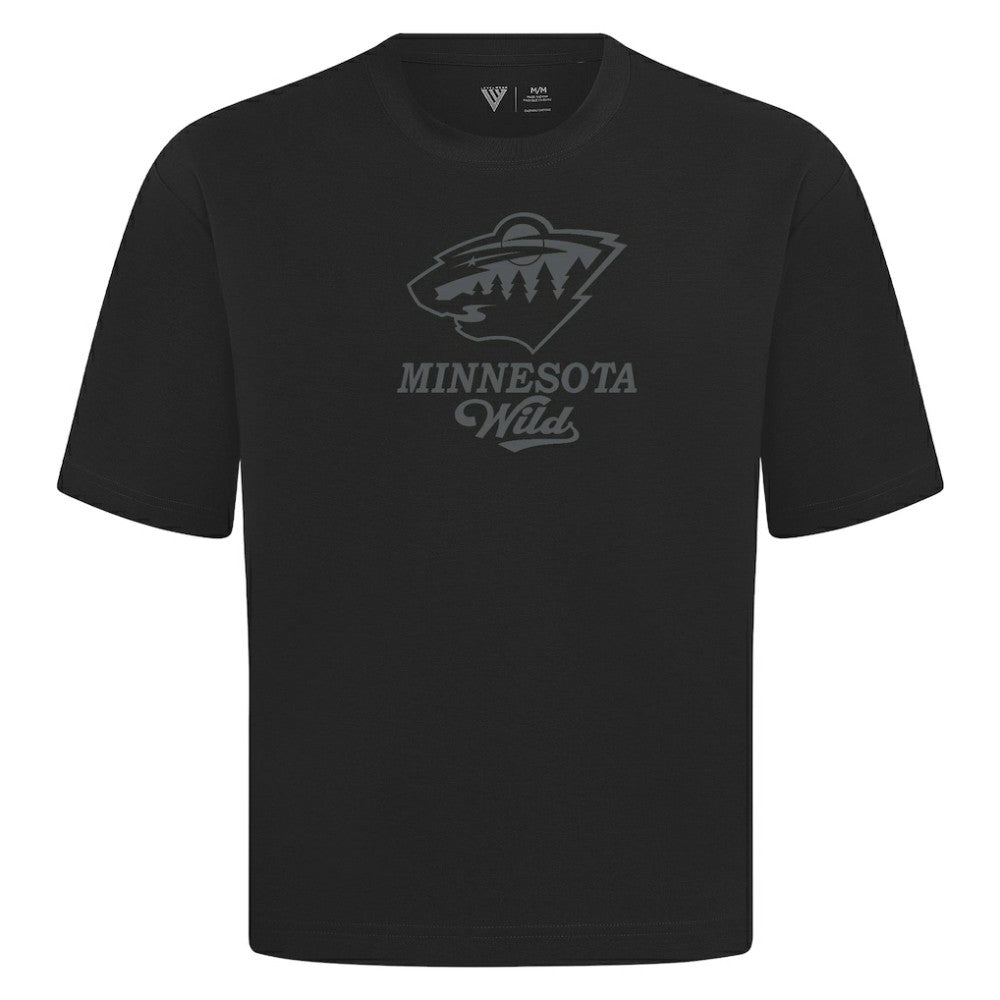 Minnesota Wild - Levelwear Shadow Surge Luxe Signature Knit T-Shirt Black