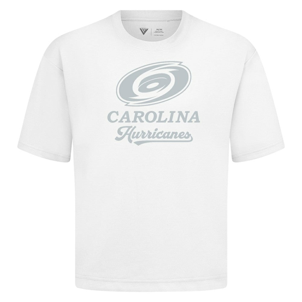 Carolina Hurricanes - Levelwear Shadow Surge Luxe Signature Knit T-Shirt White