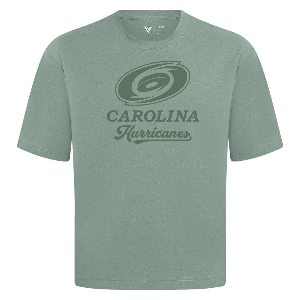 Carolina Hurricanes - Levelwear Shadow Surge Luxe Signature Knit T-Shirt Green