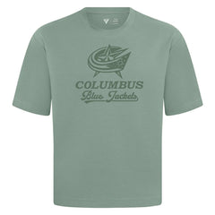 Columbus Blue Jackets - Levelwear Shadow Surge Luxe Signature Knit T-Shirt Green
