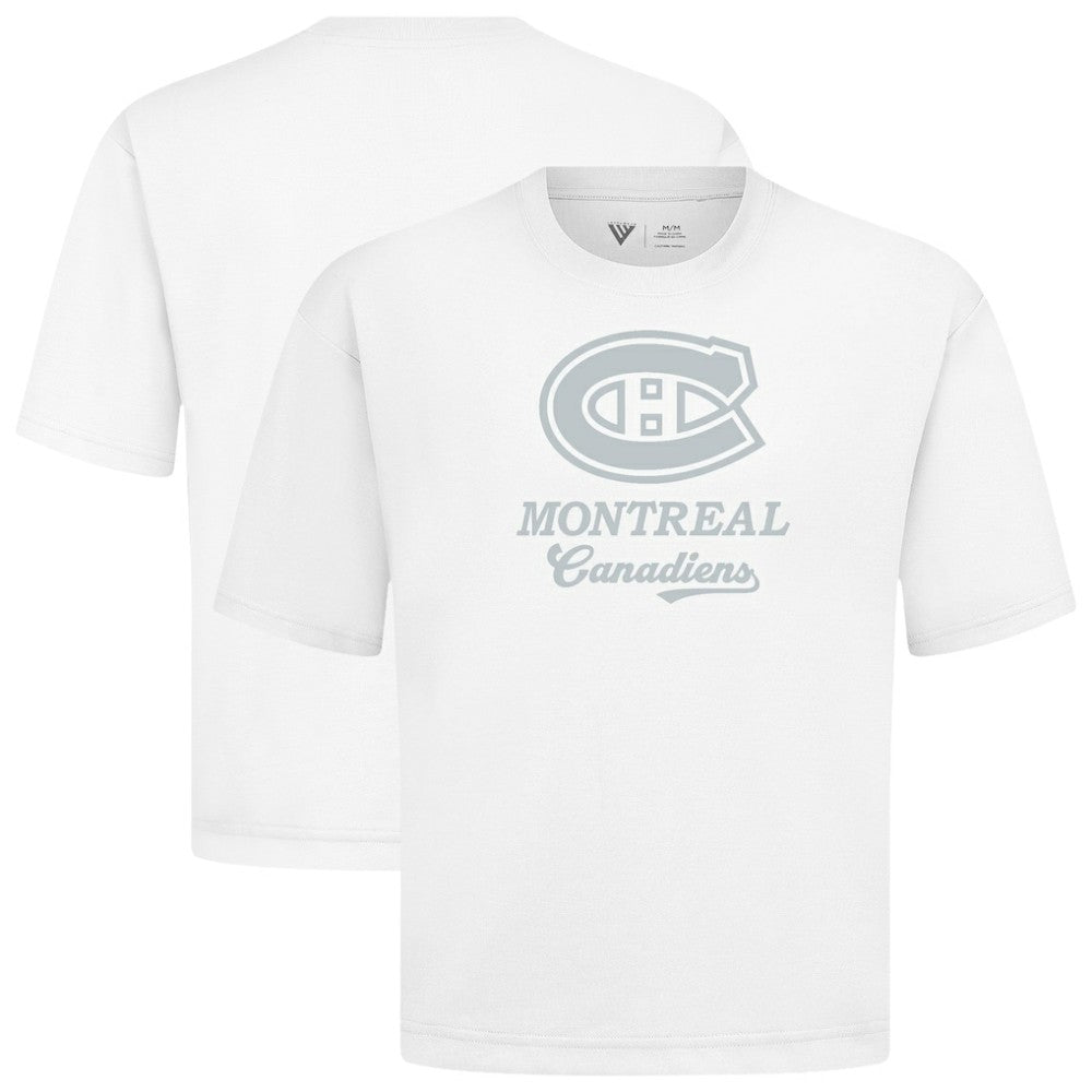 Montreal Canadiens - Levelwear Shadow Surge Luxe Signature Knit T-Shirt White