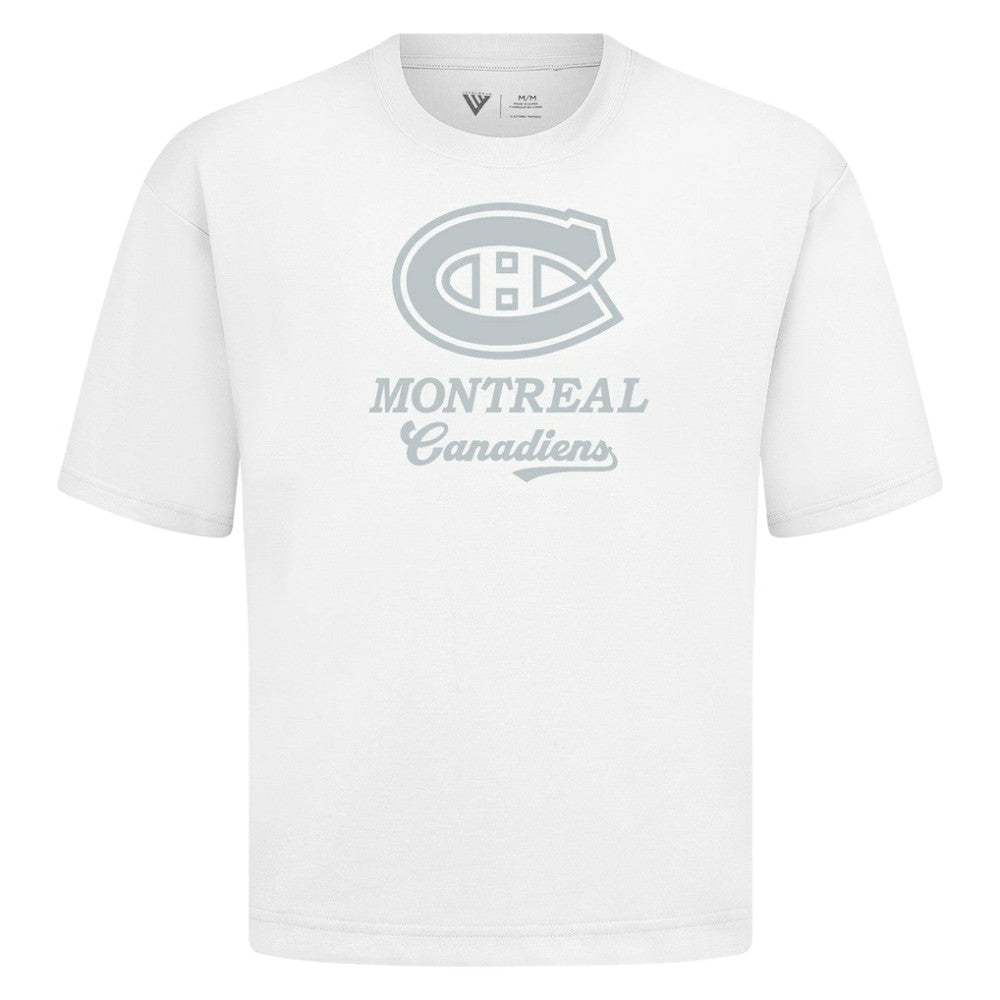 Montreal Canadiens - Levelwear Shadow Surge Luxe Signature Knit T-Shirt White