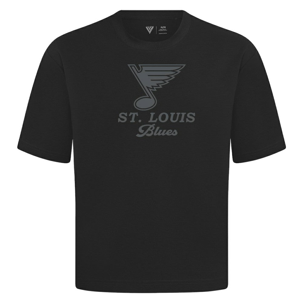 St. Louis Blues - Levelwear Shadow Surge Luxe Signature Knit T-Shirt Black