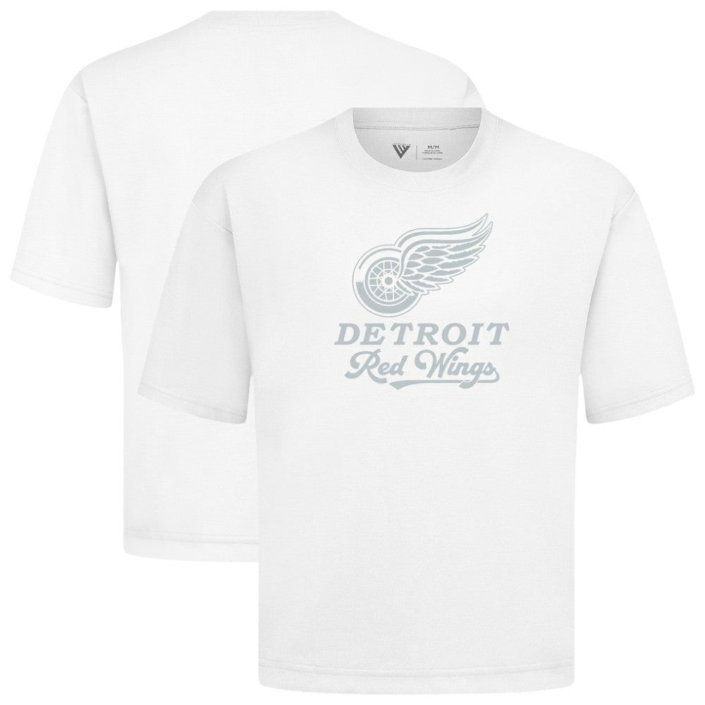 Detroit Red Wings - Levelwear Shadow Surge Luxe Signature Knit T-Shirt White