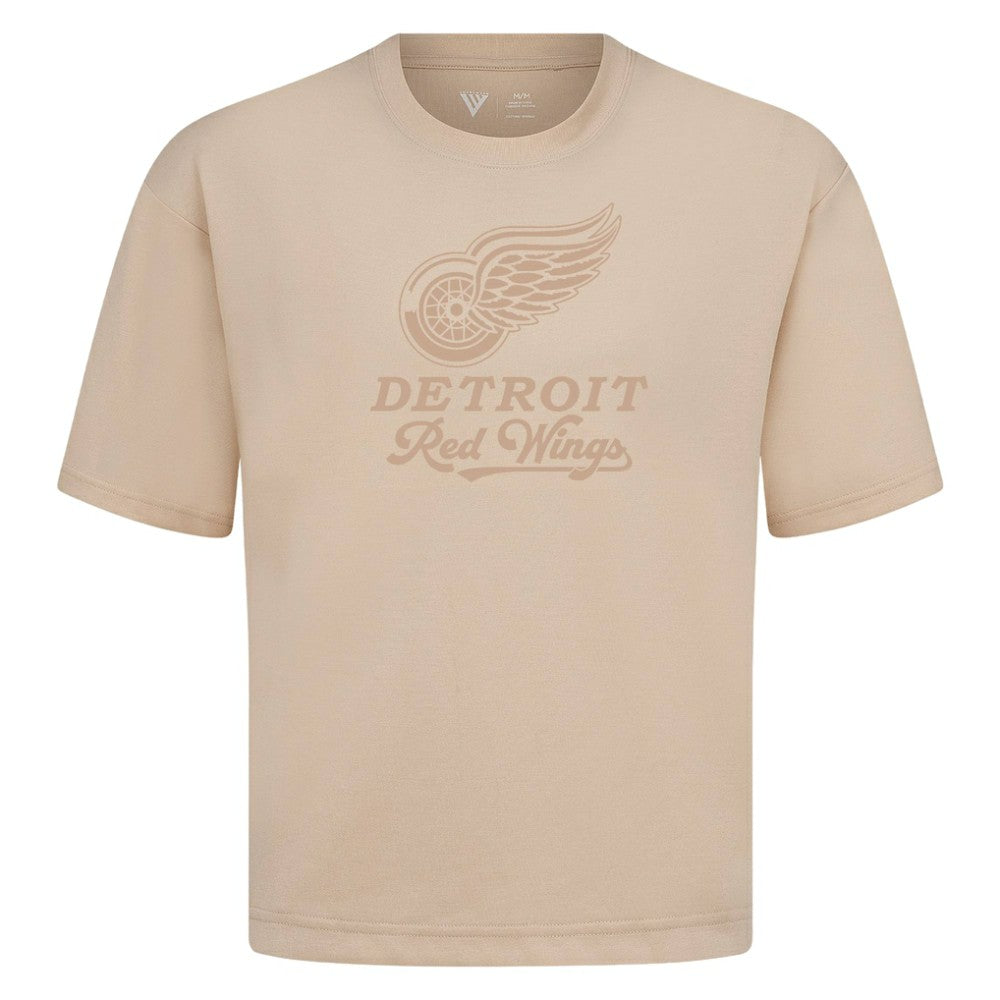 Detroit Red Wings - Levelwear Shadow Surge Luxe Signature Knit T-Shirt Khaki