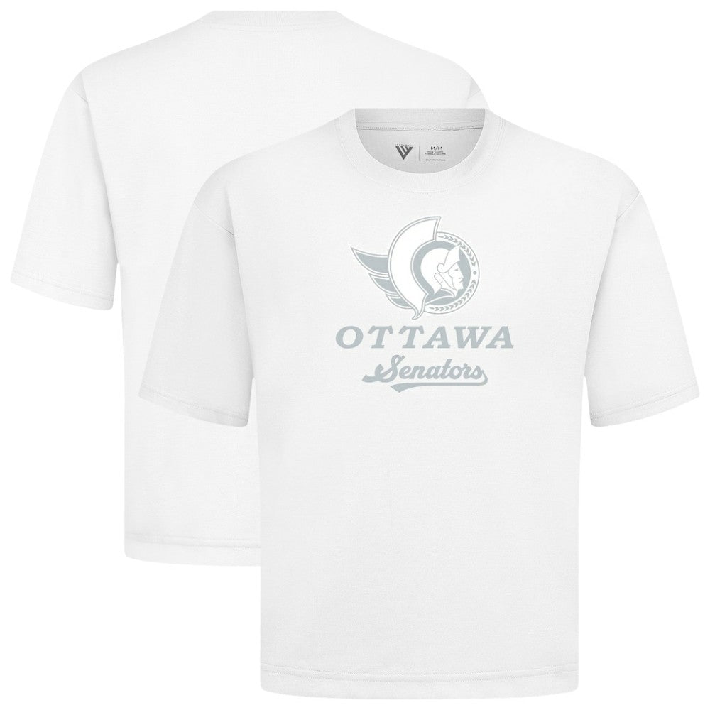 Ottawa Senators - Levelwear Shadow Surge Luxe Signature Knit T-Shirt White