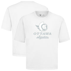 Ottawa Senators - Levelwear Shadow Surge Luxe Signature Knit T-Shirt White