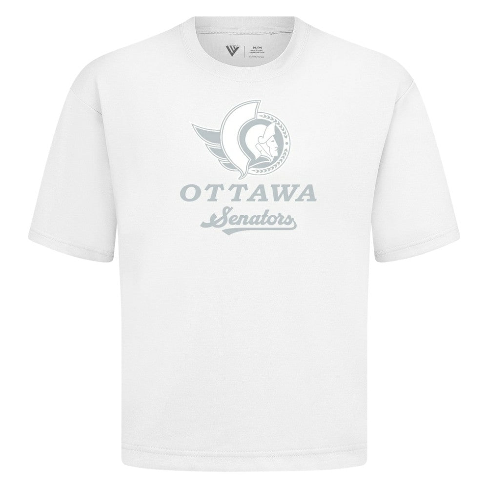 Ottawa Senators - Levelwear Shadow Surge Luxe Signature Knit T-Shirt White