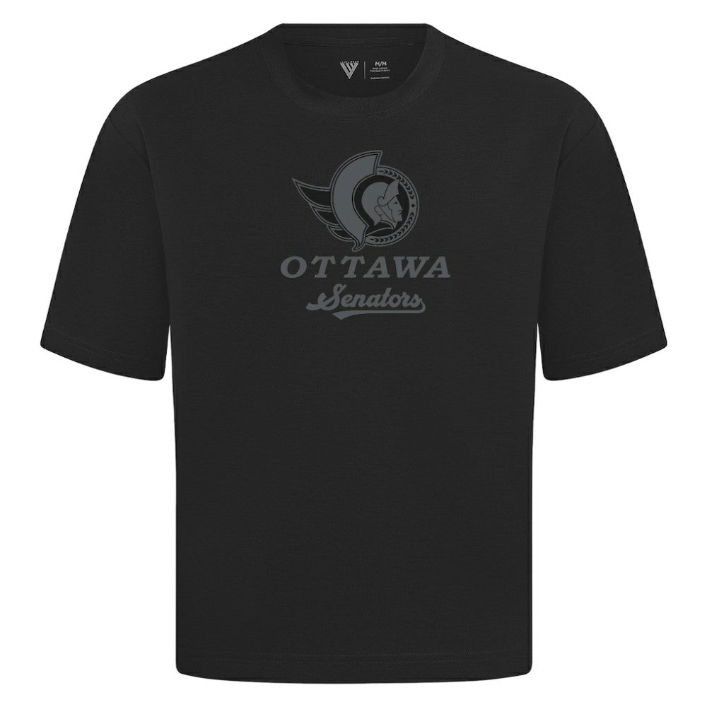 Ottawa Senators - Levelwear Shadow Surge Luxe Signature Knit T-Shirt Black