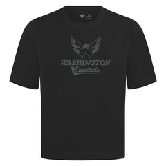 Washington Capitals Levelwear Shadow Surge Luxe Signature Knit T-Shirt Black