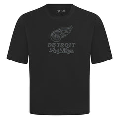 Detroit Red Wings - Levelwear Shadow Surge Luxe Signature Knit T-Shirt Black
