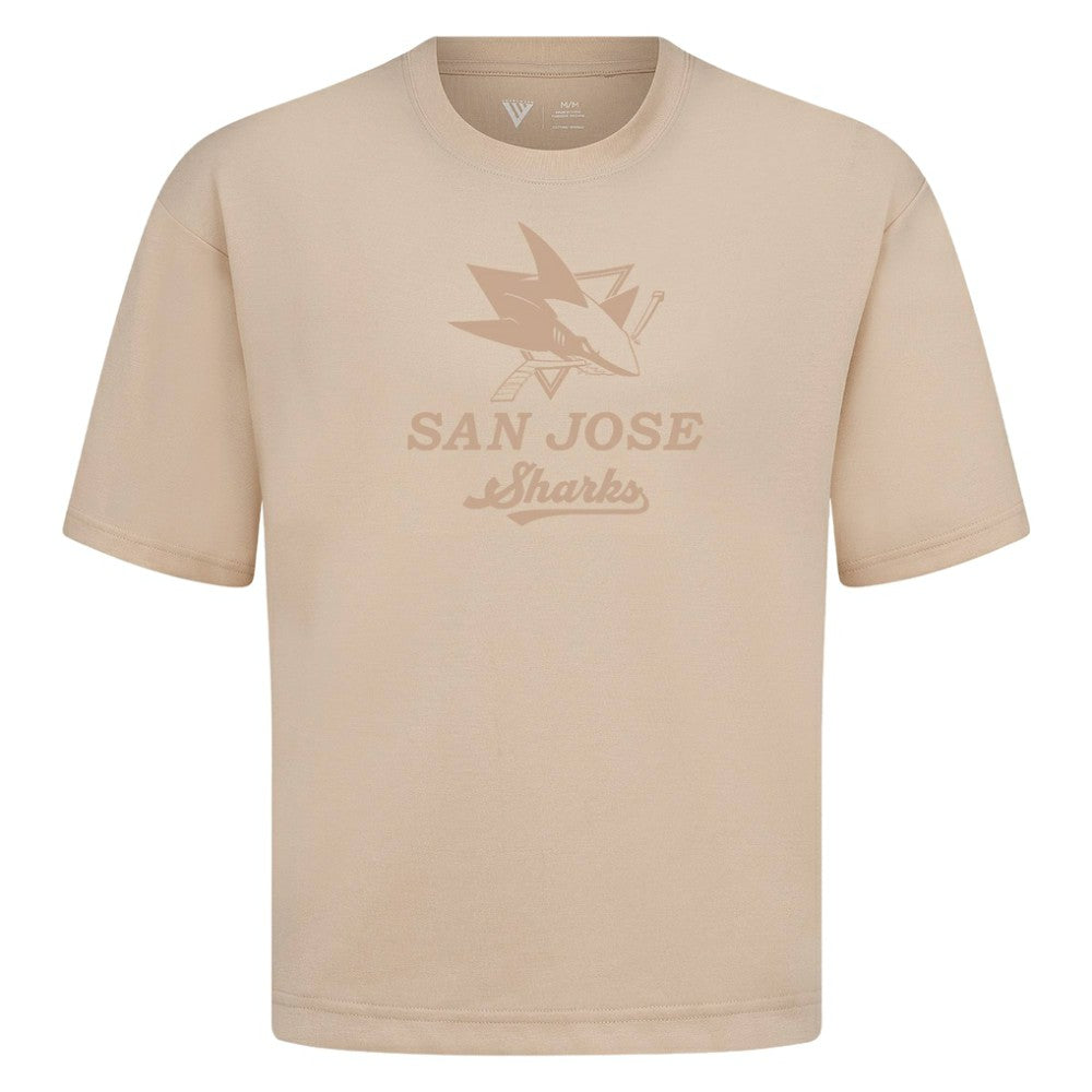 San Jose Sharks - Levelwear Shadow Surge Luxe Signature Knit T-Shirt Khaki