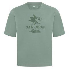 San Jose Sharks - Levelwear Shadow Surge Luxe Signature Knit T-Shirt Green