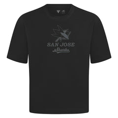San Jose Sharks - Levelwear Shadow Surge Luxe Signature Knit T-Shirt Black