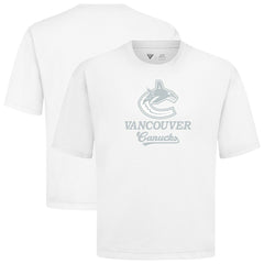 Vancouver Canucks - Levelwear Shadow Surge Luxe Signature Knit T-Shirt White