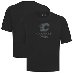 Calgary Flames - Levelwear Shadow Surge Luxe Signature Knit T-Shirt Black