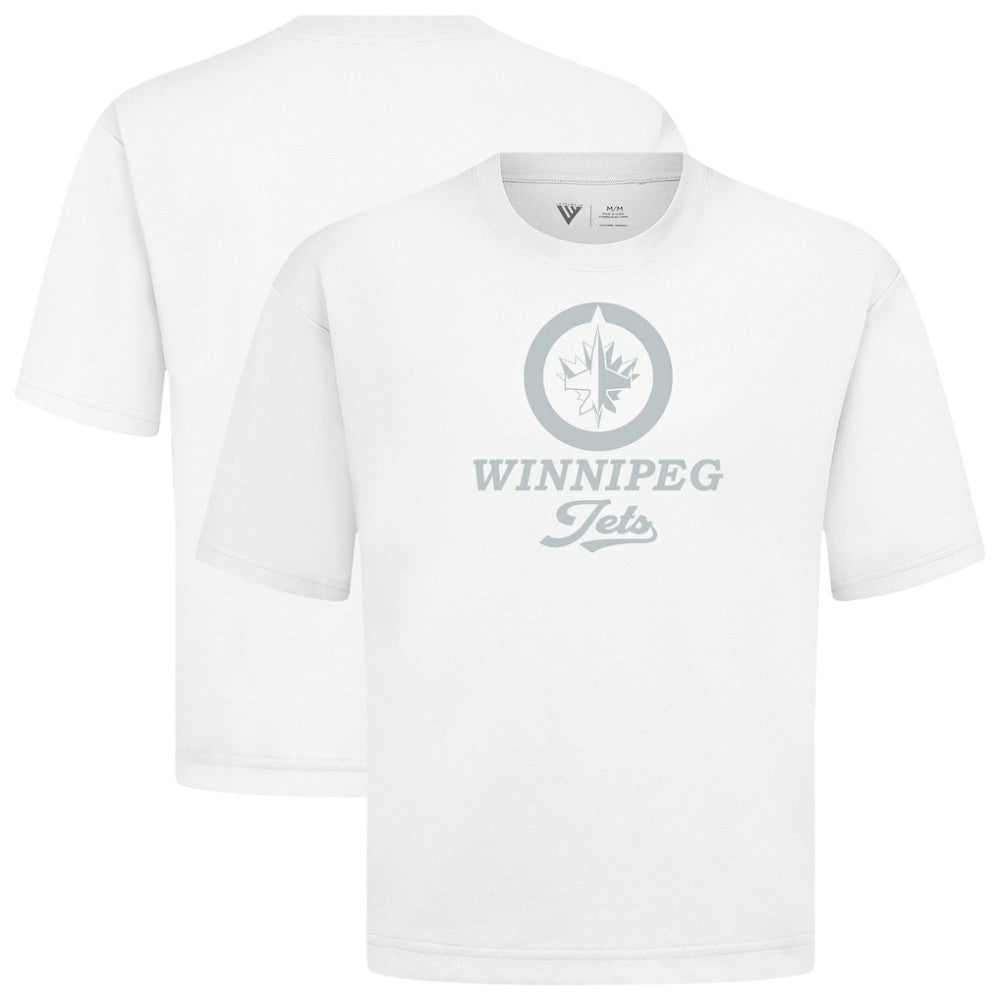 Winnipeg Jets - Levelwear Shadow Surge Luxe Signature Knit T-Shirt White