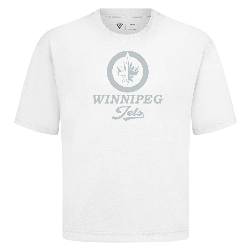 Winnipeg Jets - Levelwear Shadow Surge Luxe Signature Knit T-Shirt White