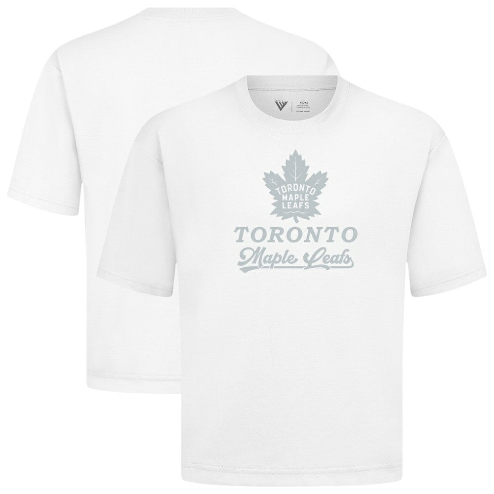 Toronto Maple Leafs - Levelwear Shadow Surge Luxe Signature Knit T-Shirt White