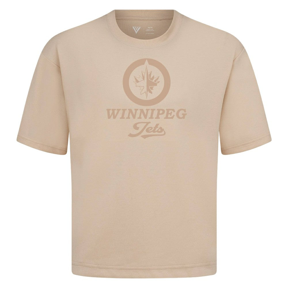 Winnipeg Jets - Levelwear Shadow Surge Luxe Signature Knit T-Shirt Khaki