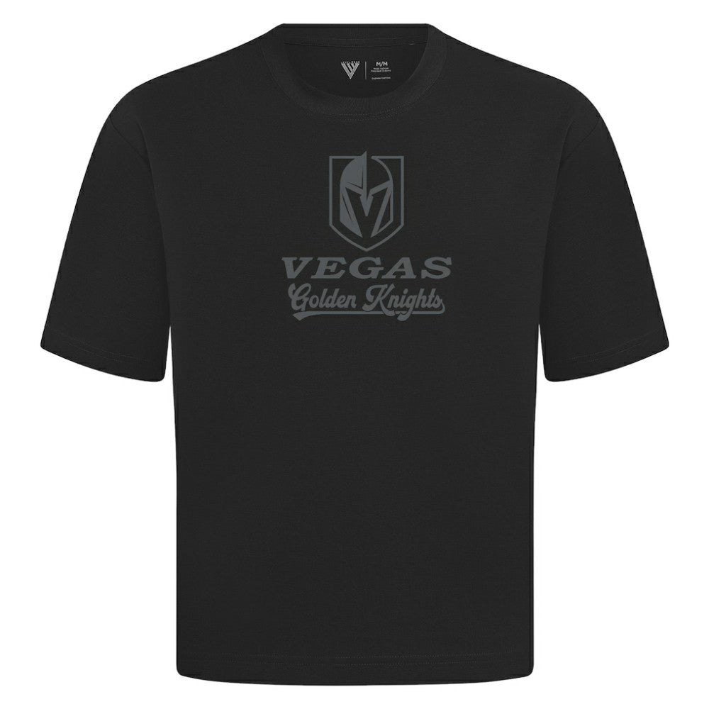 Vegas Golden Knights Levelwear Shadow Surge Luxe Signature Knit T-Shirt Black