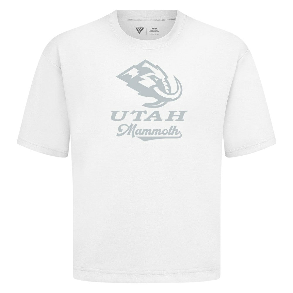 Utah Mammoth - Levelwear Shadow Surge Luxe Signature Knit T-Shirt White