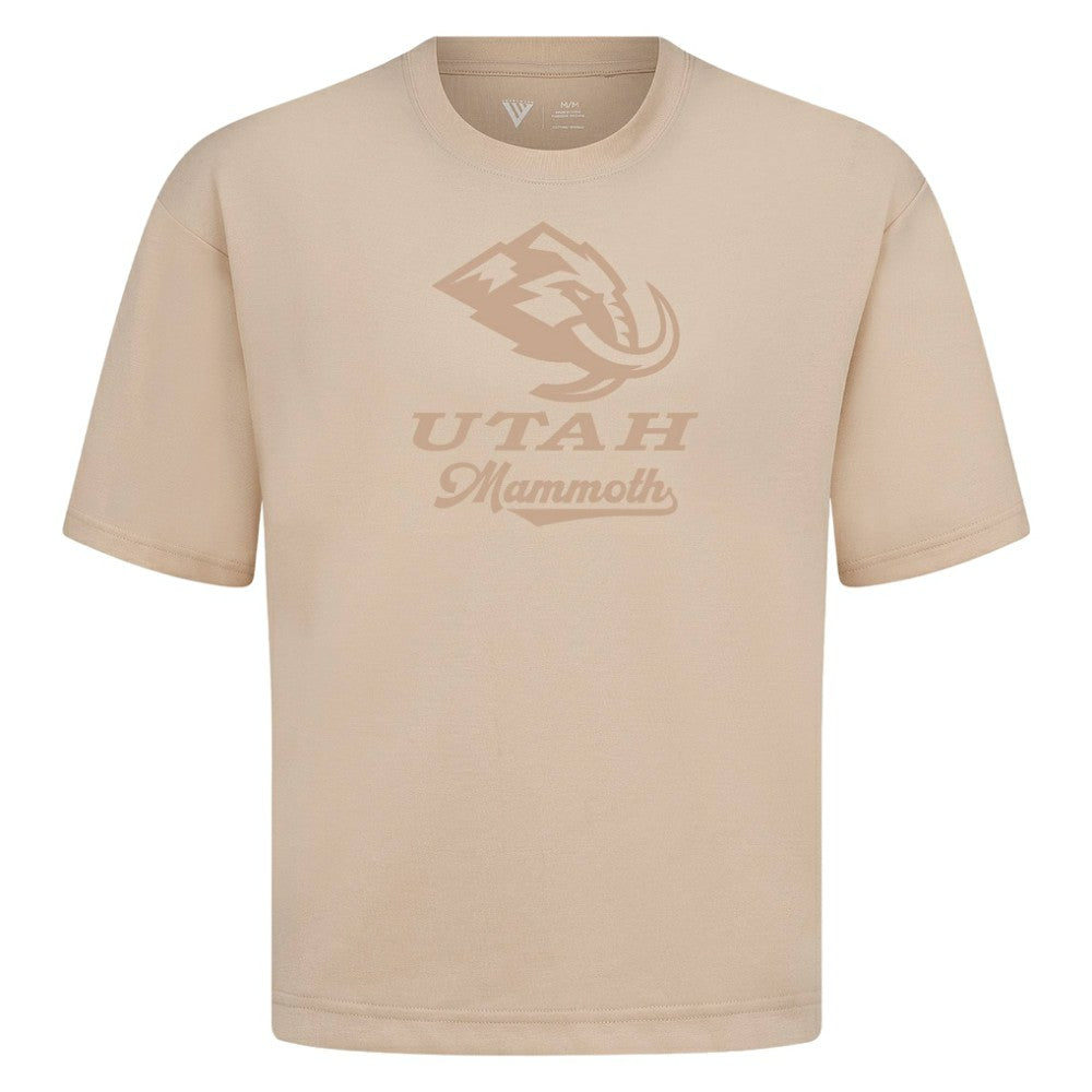 Utah Mammoth - Levelwear Shadow Surge Luxe Signature Knit T-Shirt Khaki