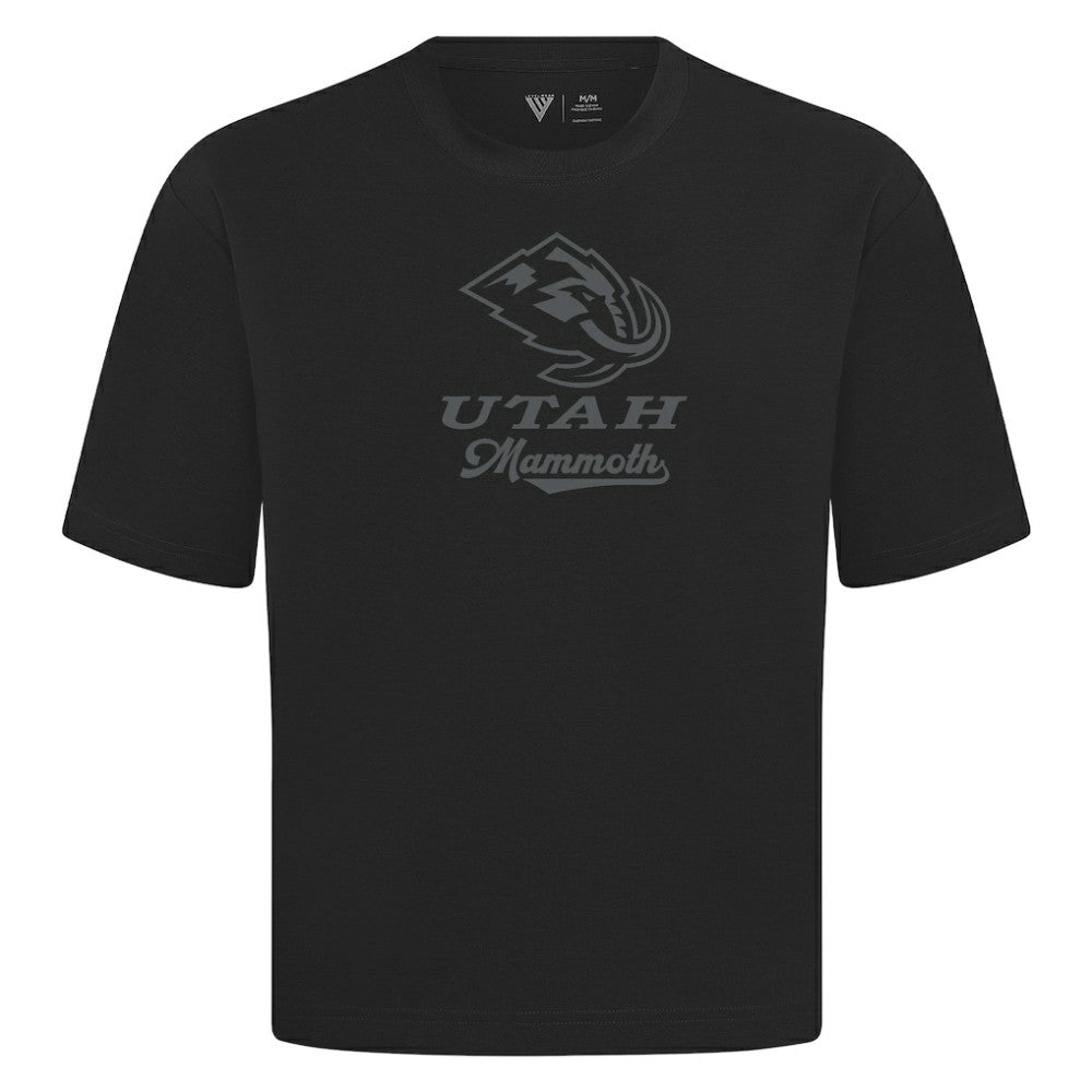 Utah Mammoth - Levelwear Shadow Surge Luxe Signature Knit T-Shirt Black