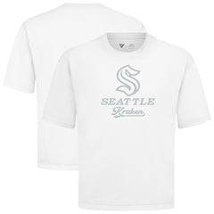 Seattle Kraken Levelwear Shadow Surge Luxe Signature Knit T-Shirt White
