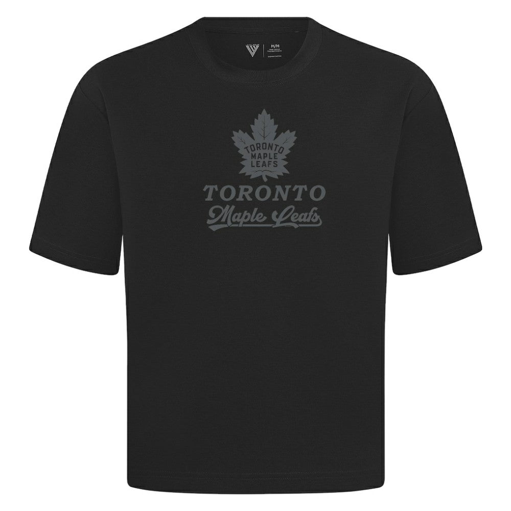 Toronto Maple Leafs - Levelwear Shadow Surge Luxe Signature Knit T-Shirt Black