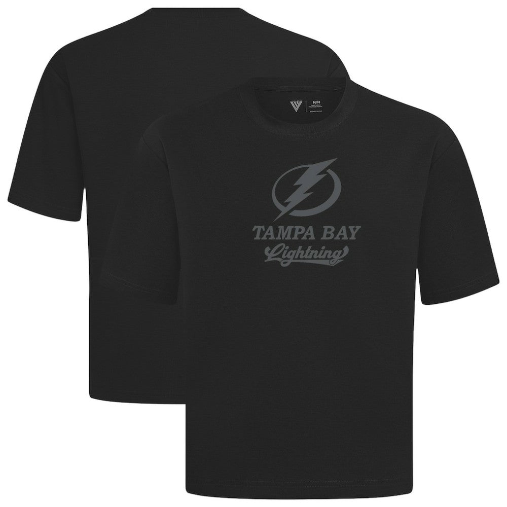 Tampa Bay Lightning - Levelwear Shadow Surge Luxe Signature Knit T-Shirt Black