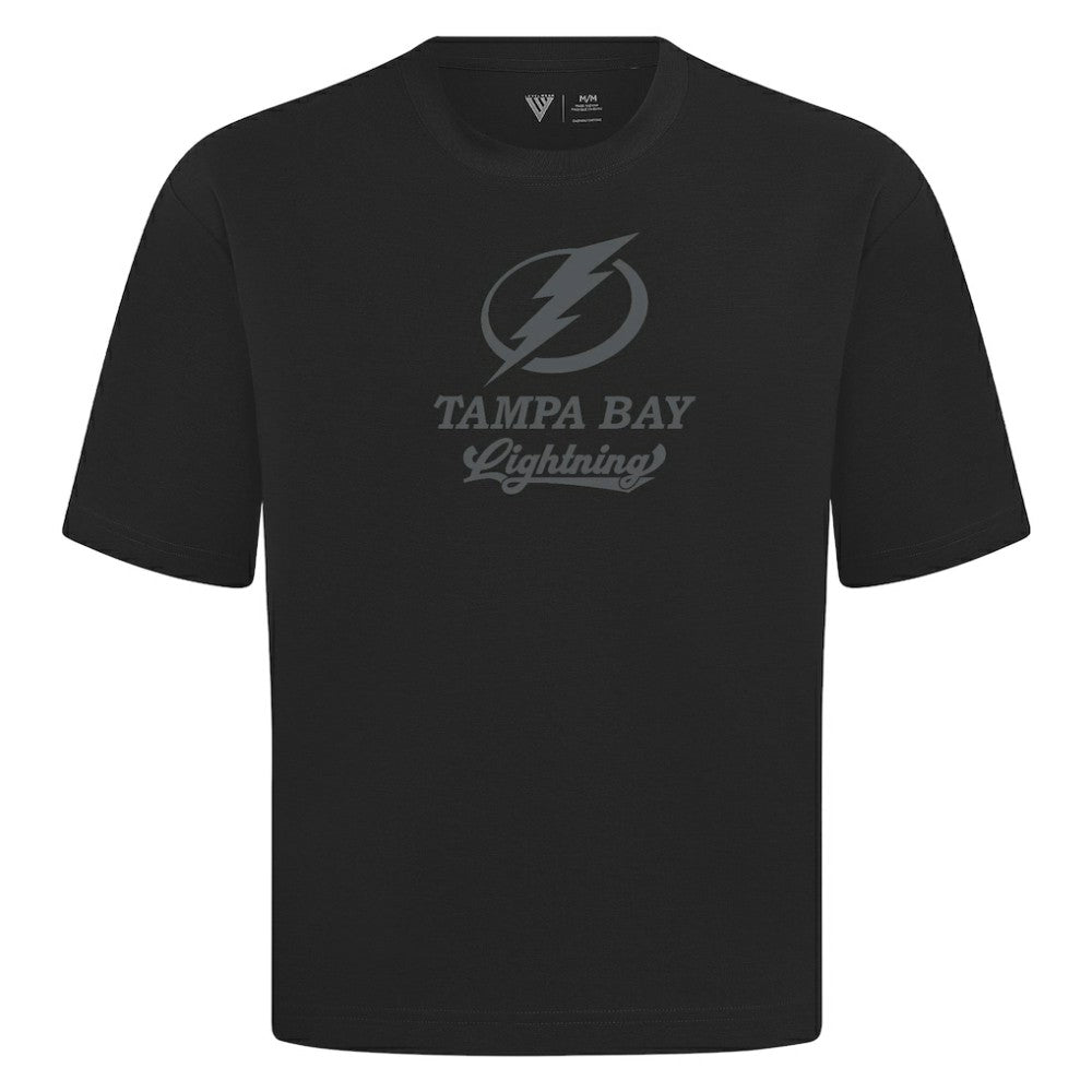 Tampa Bay Lightning - Levelwear Shadow Surge Luxe Signature Knit T-Shirt Black