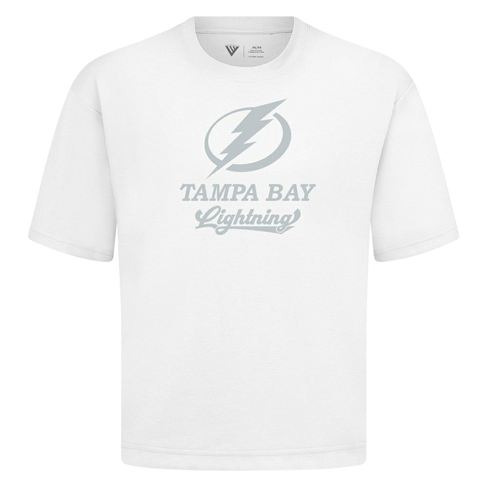 Tampa Bay Lightning - Levelwear Shadow Surge Luxe Signature Knit T-Shirt White